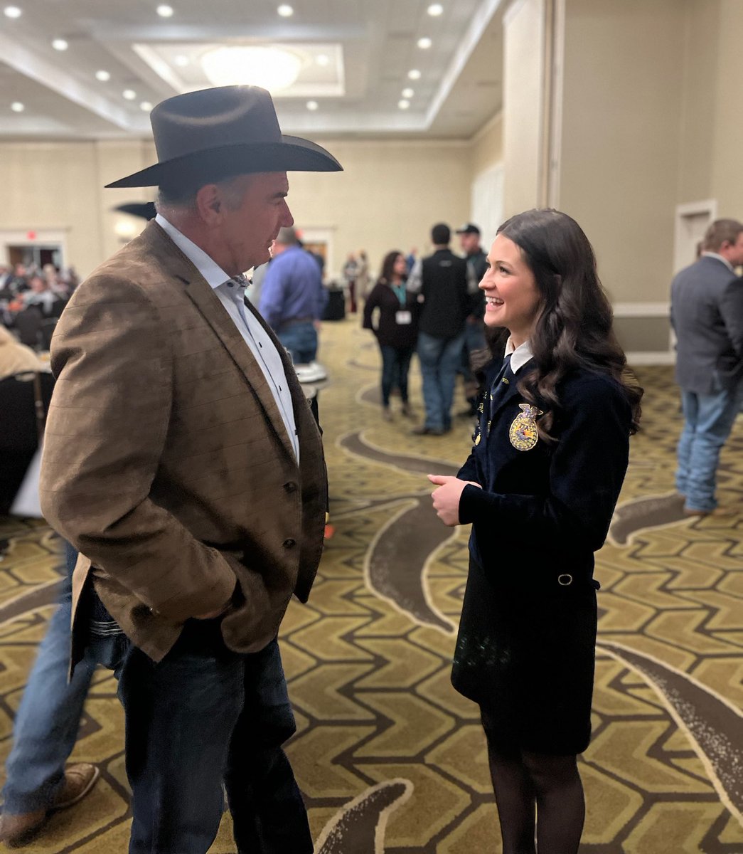 As proud, longtime members of <a href="/MoCattle/">Missouri Cattlemen's</a>, Claudia and I enjoyed visiting with cattle producers from across the state at the Missouri Cattle Industry Convention and Trade Show. 

Great to have Todd Wilkinson, <a href="/BeefUSA/">National Cattlemen's Beef Association</a> President, with us in Missouri this weekend.