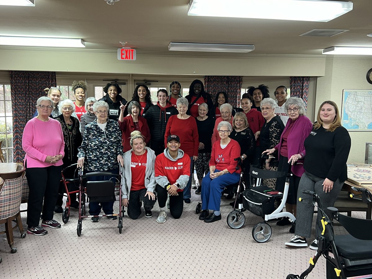 BINGO!!! 🥳
Thank you to the wonderful ladies of the Sherlock Senior Living Center for allowing us to come be apart of their Sunday, my teammates and I had a fun time, look forward to visiting again soon :)  <a href="/MatadorClubOrg/">The Matador Club</a>