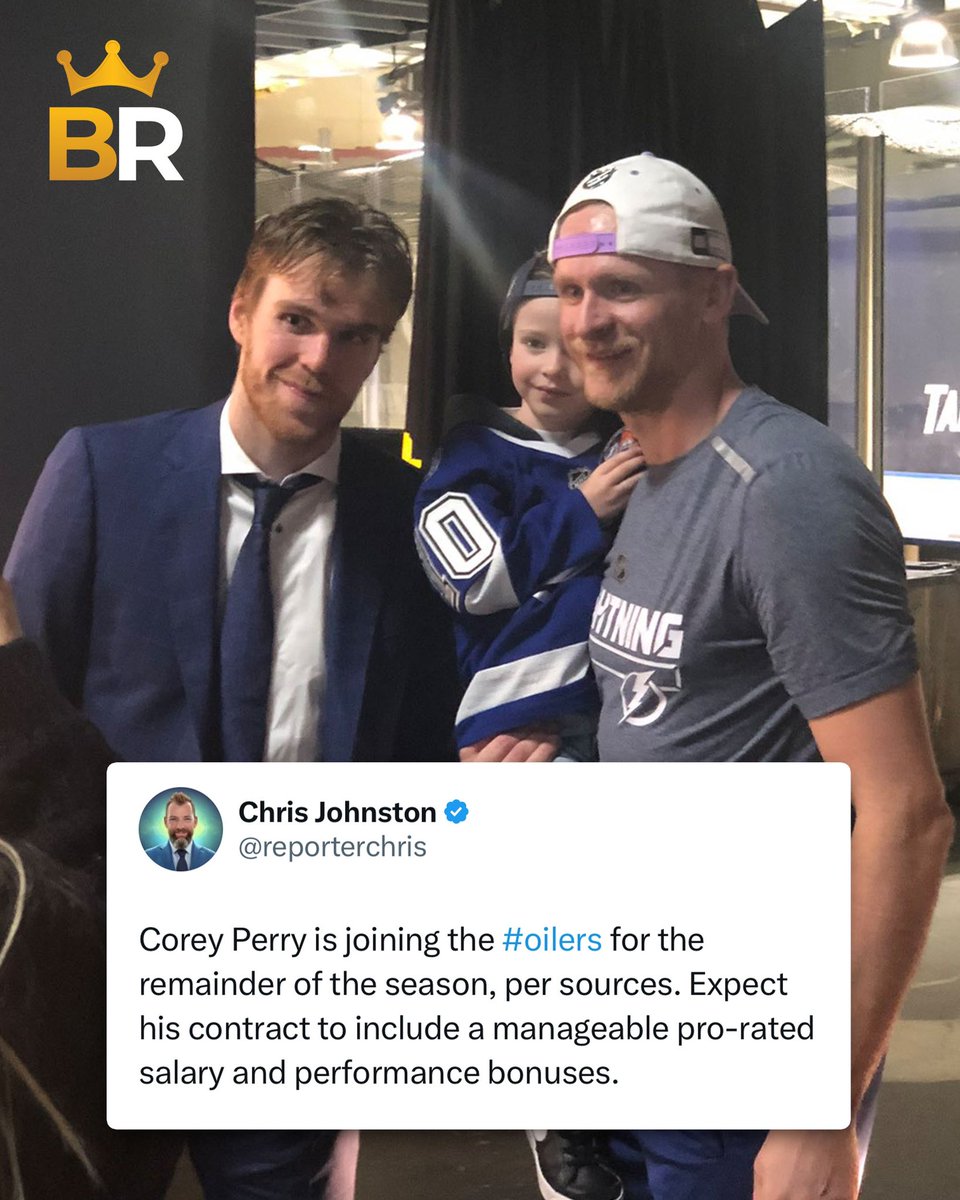 The Edmonton Oilers are signing Corey Perry. The rich get richer! 💰 

#LetsGoOilers 

H/T: <a href="/reporterchris/">Chris Johnston</a>