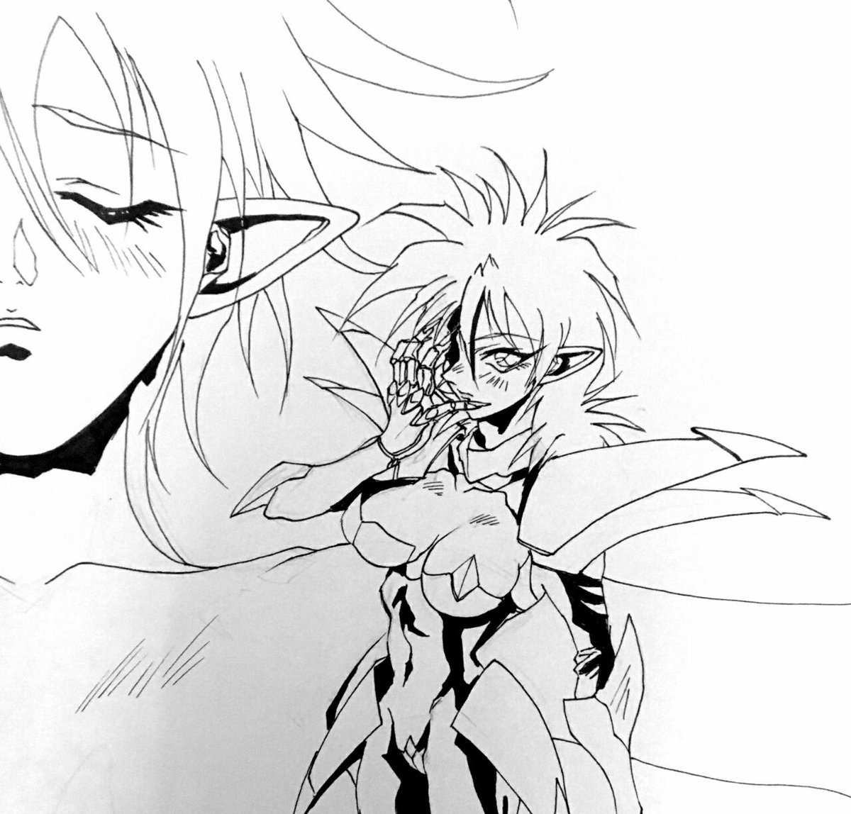 InfinityArk's tweet image. Hello everyone we're back from @ohayocon time for #conceptart!  We met @KitsuneSqueak at the con!  She's a great person we look forward to working with her!  Here's some Shiki art as she is the VA for her.🥰