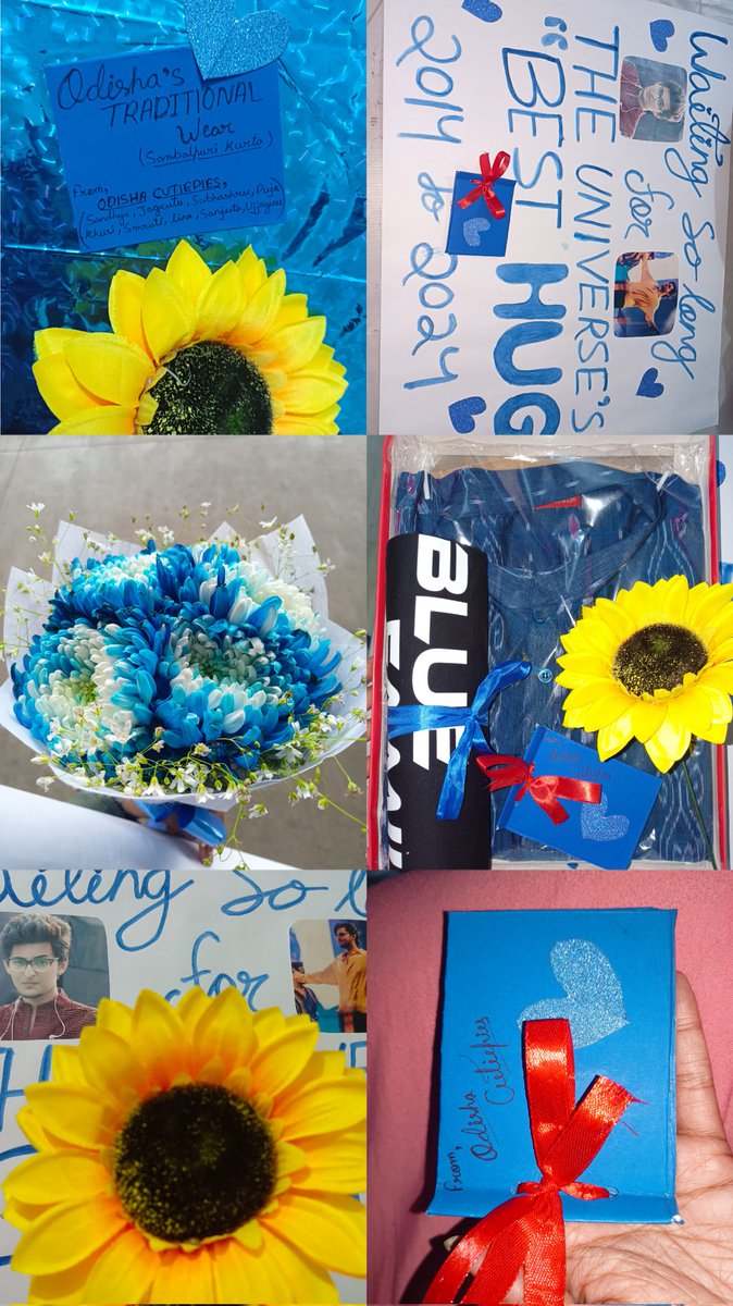 The Gifts (The Blue Sambalpuri kurta, The Blue Flowers, Letters from Odisha Darshaners and Tshirt) reached her destination Safely!🧿
We hope you'll wear it and love it!
The Sambalpuri kurta is Odisha's most  elegant and beautiful traditional wear!
Waiting for you @DarshanRavalDZ