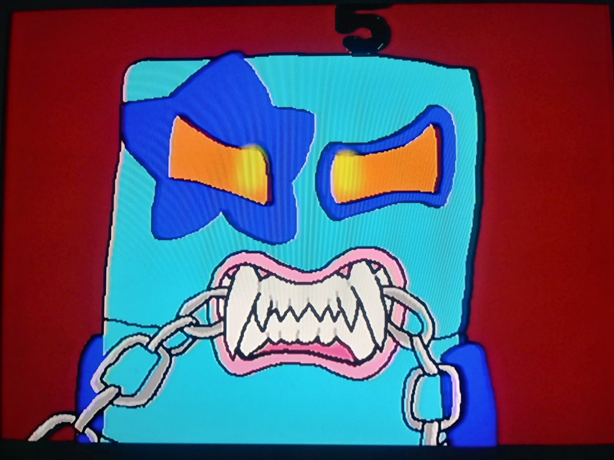 Character Angry style #numberblocks