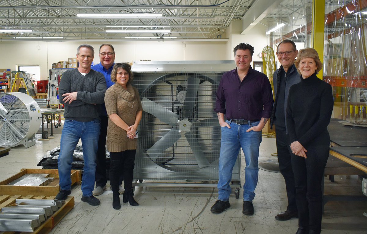 Last week I got to spend some time at Pinnacle Climate Solutions. We discussed workforce challenges and the economic impact of manufacturing jobs. They’re cool. And hot, I guess. Cause they make fans AND heaters. And good jobs for my neighbors.