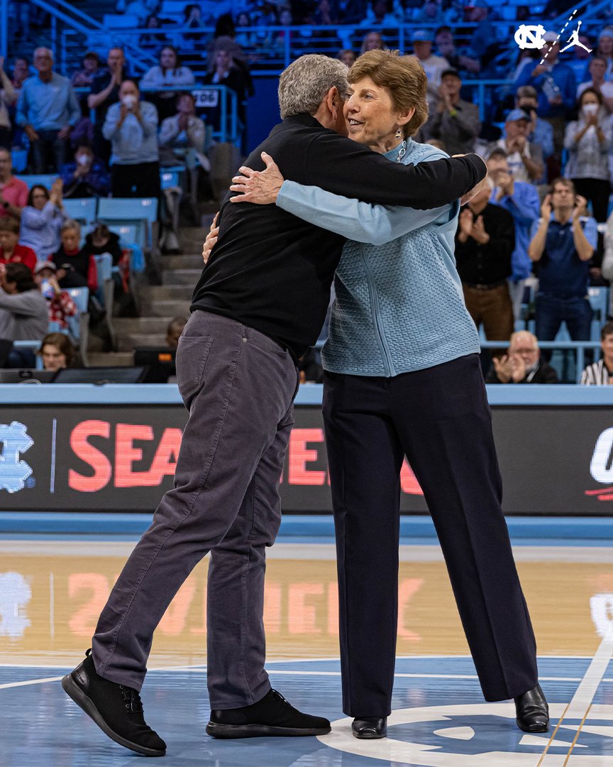 GoHeels's tweet photo. Over 40 years of coaching, service, and advocacy culminating in 32 National Championships during her time with Carolina.

Thank you, Dr. Beth Miller.

#GoHeels x #GDTBATH