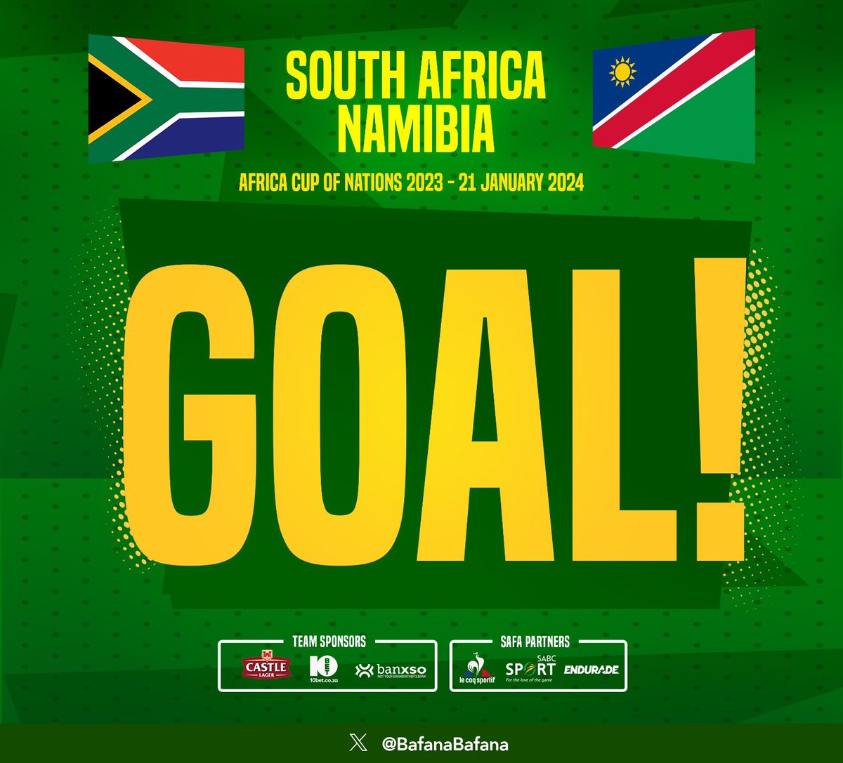 ⚽️ Zwane !!!! 🇿🇦 2-0 🇳🇦 #TotalEnergiesAFCON2023 #AFCON2023 #BafanaPride