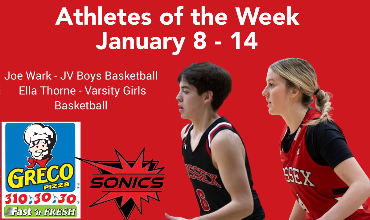 Congratulations to Greco Athletes of the Week for January 8 - 14, Joe Wark and Ella Thorne!