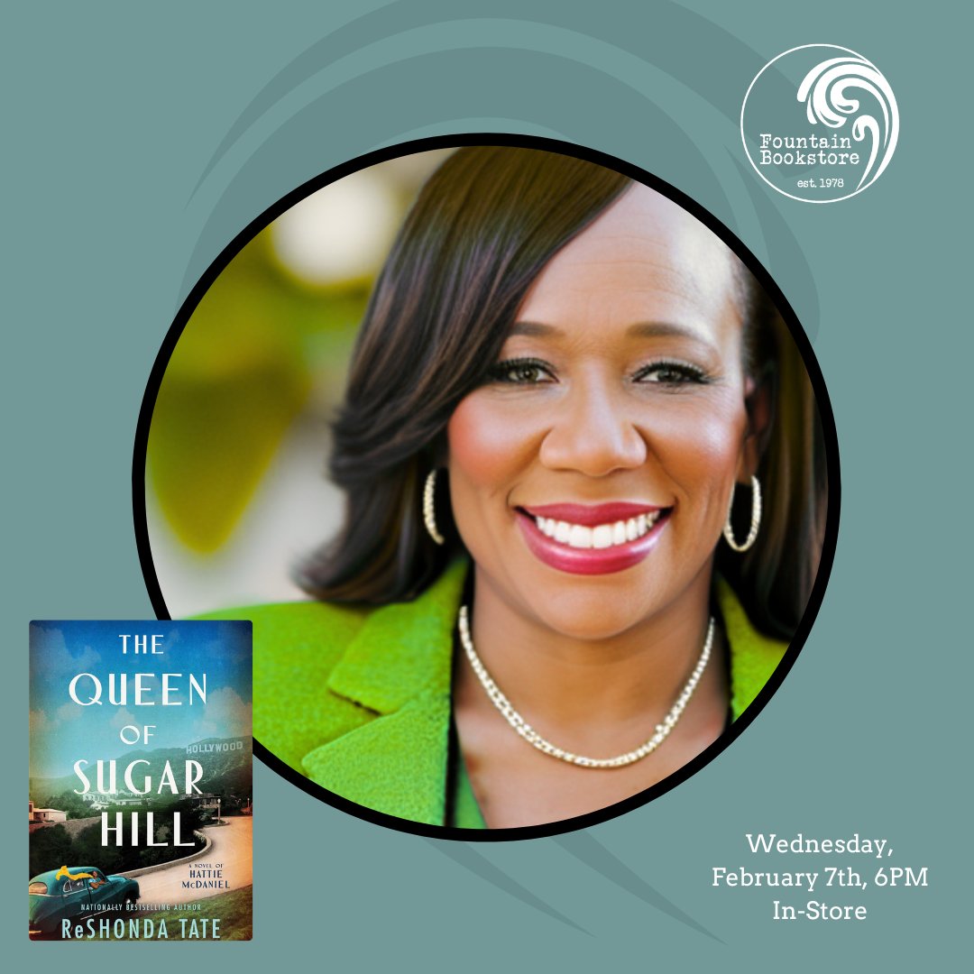 Fans of historical fiction won't want to miss this one! ReShonda will be in conversation with Andi about her newest novel in the store. #TheQueenofSugarHIll #ReShondaontheRoad #historicalfiction #indiebookstore #authorevent fountainbookstore.com/events/33697