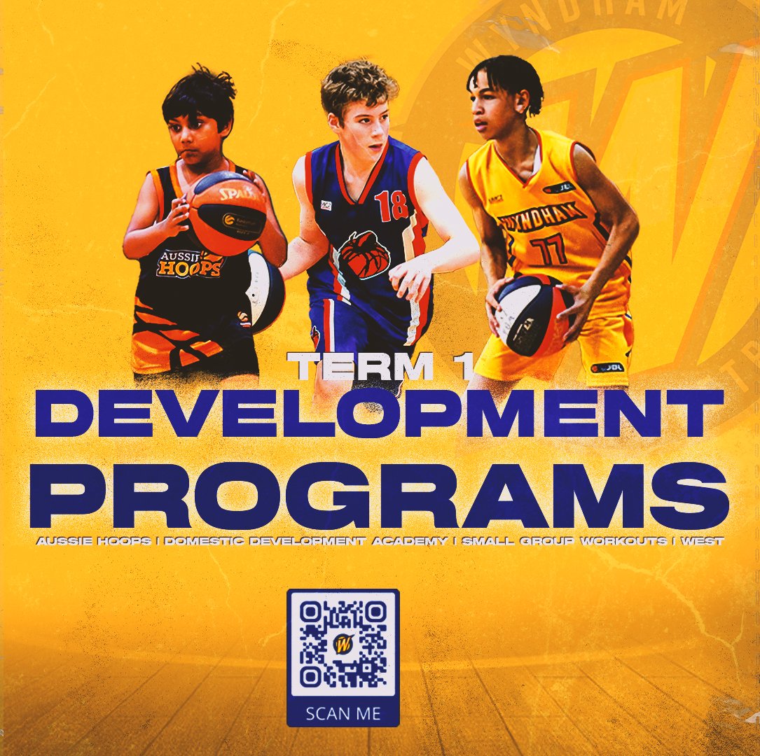 With almost 3000 registrations for our 2023 Development Programs, the WBA has grown to provide one of Australia's most comprehensive development programs.

Want to join in on the action?  It all starts NEXT WEEK, and we have something for everyone.

wyndhambasketball.com/programs/
