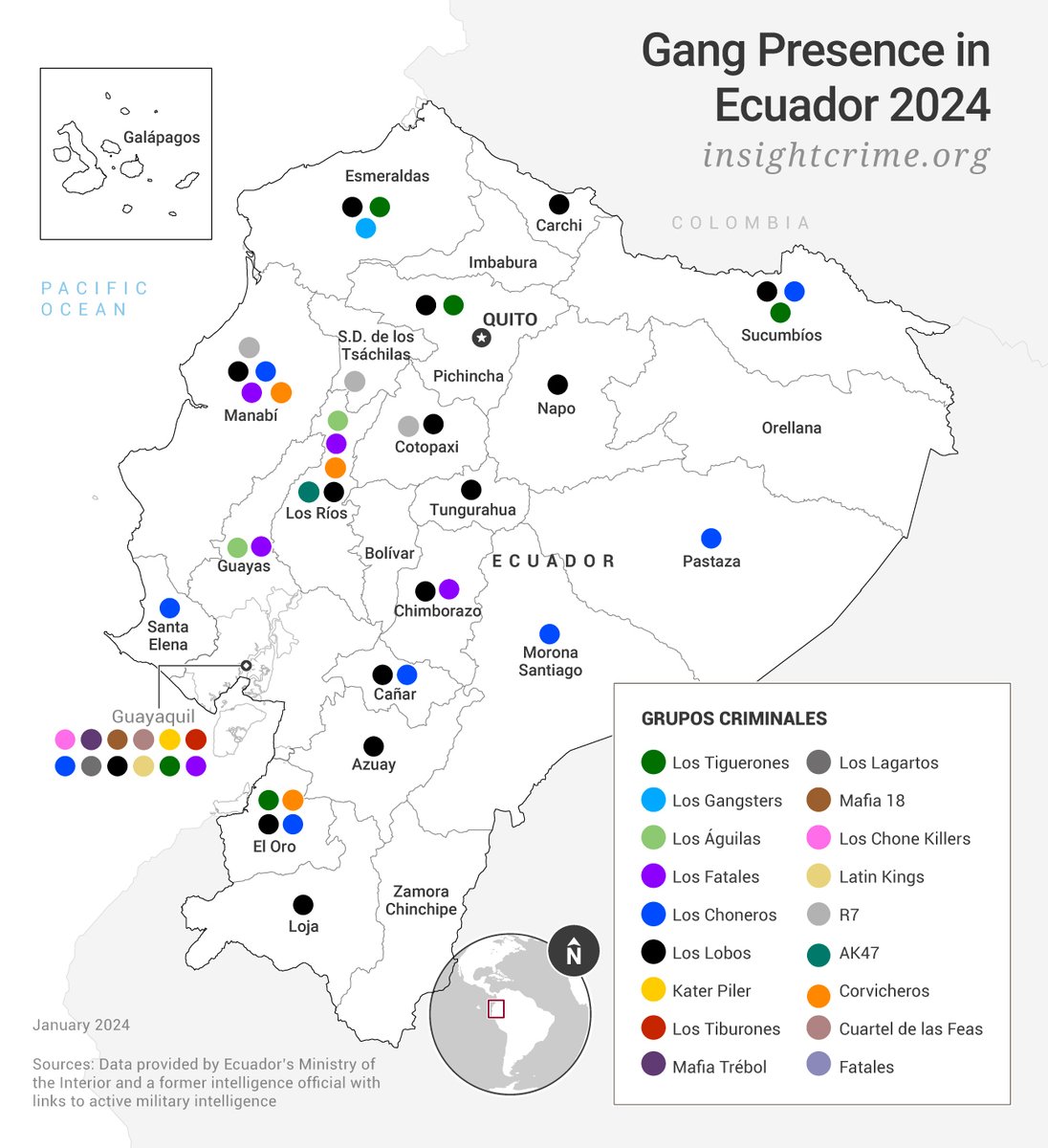 🇪🇨 #EcuadorBajoAtaque| In its war on the fragmented but sophisticated gangs, the deck is stacked against Ecuador. Read our latest analysis to see what the country’s weak institutions and new president are up against.  bit.ly/491VNCK