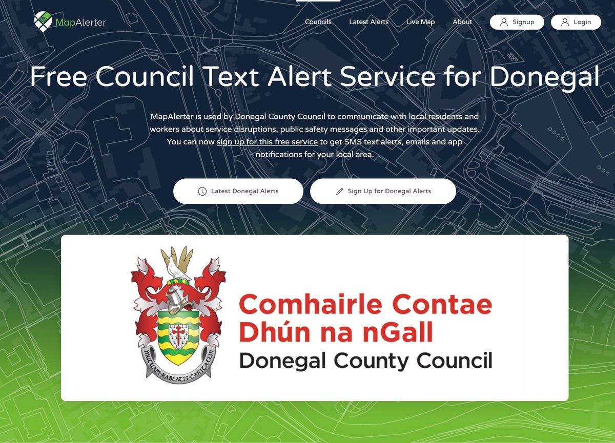 Register for road alerts mapalerter.ie/donegal #StormIsha <a href="/donegalcouncil/">Donegal County Council</a> <a href="/MapAlerter/">MapAlerter.ie</a>