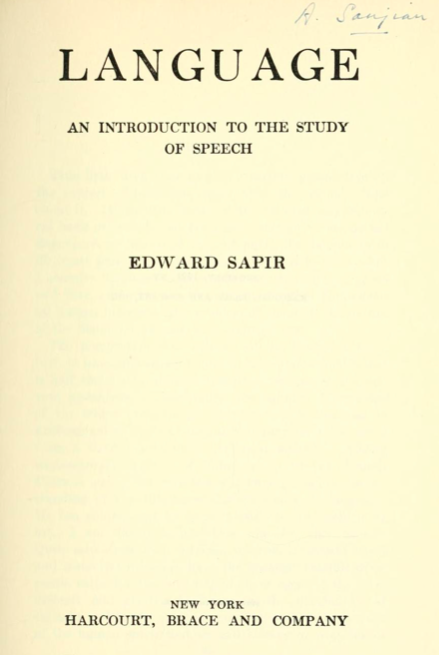 izeus_berlin's tweet image. #OTD 140 years ago, Edward Sapir (1884-1939) was born 🥳 His research focused on native American languages. In a private letter to Alfred Kroeber from 1918, he said that &quot;Dene is probably the son-of-a-bitchiest language in America to actually know&quot;.

#LinguisticBirthdays #Histlx