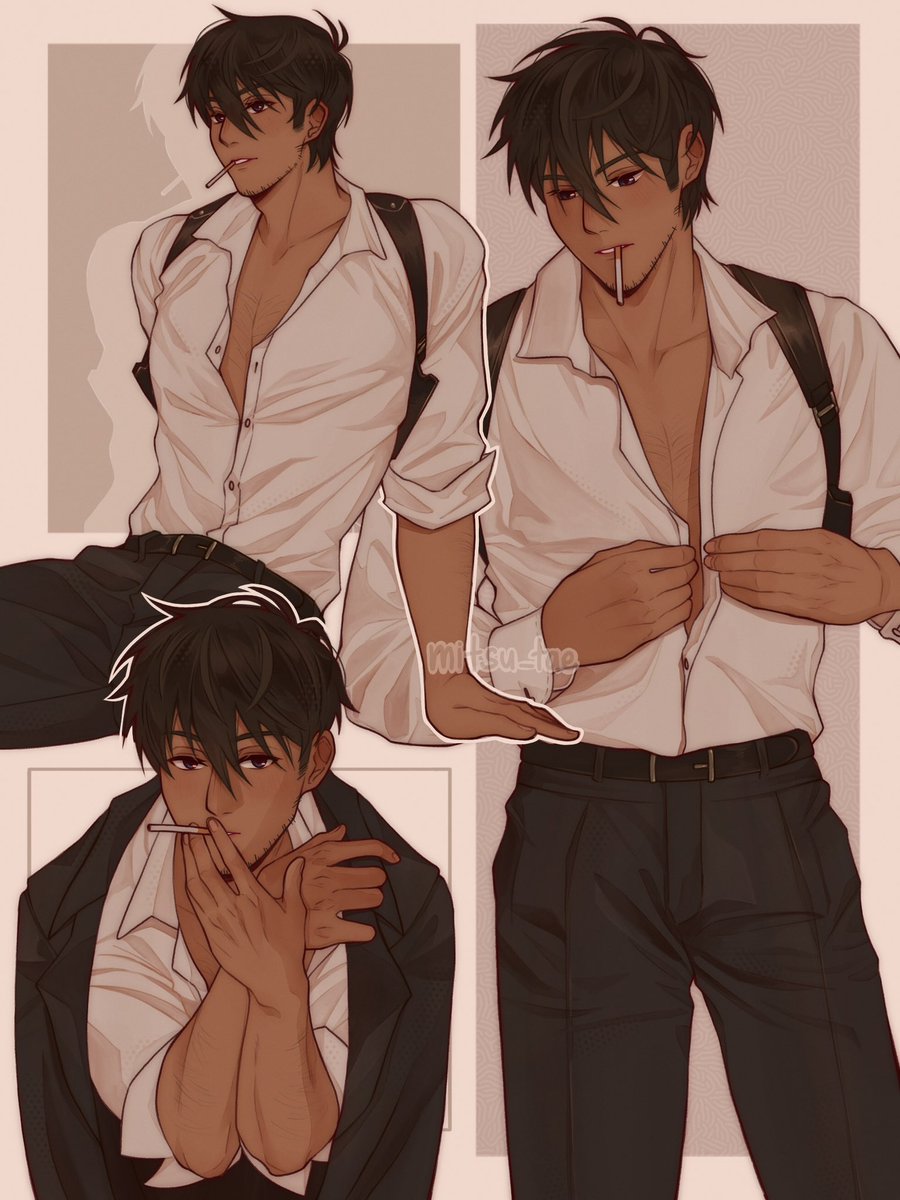 Wolfwood with a harness? Yes 

#Trigun #wolfwood