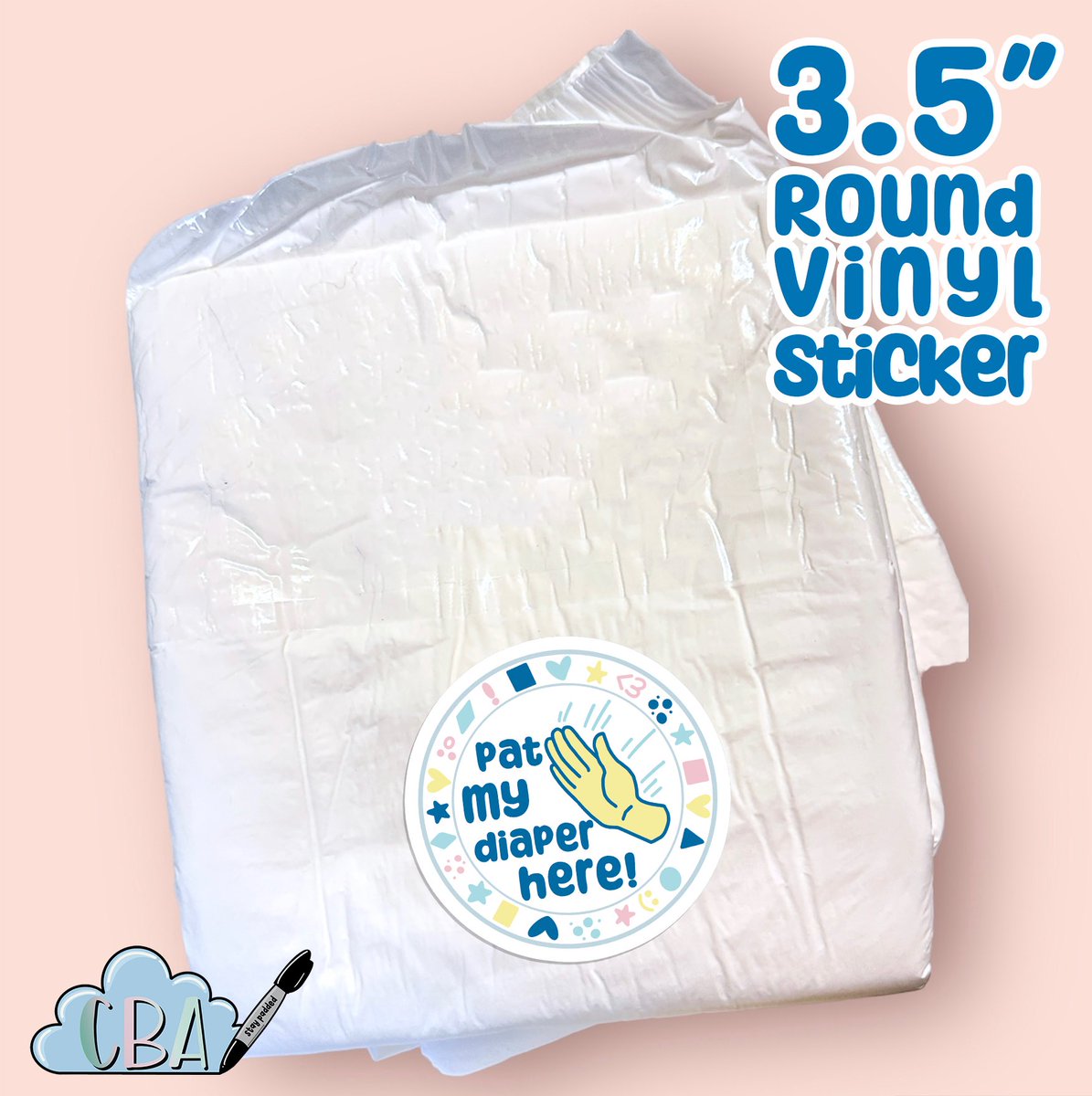 These stickers are fun, cute &amp; practical! Brand new!! Find them here: crinklebuttart.etsy.com/listing/166269…