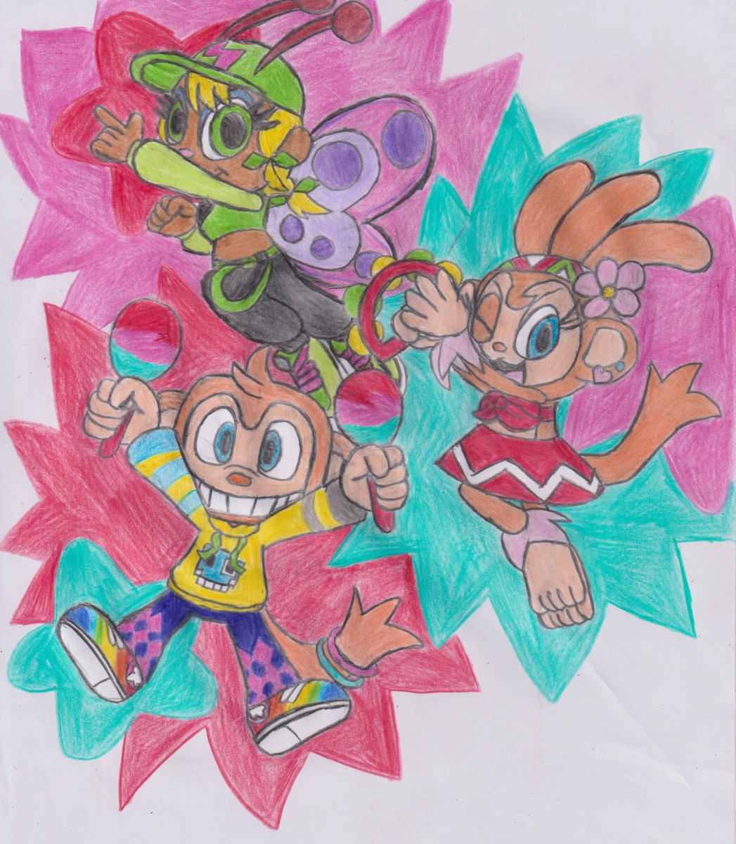 SparksEchidna's tweet image. Welcome to Party Central! 
#SambaDeAmigo #SEGA