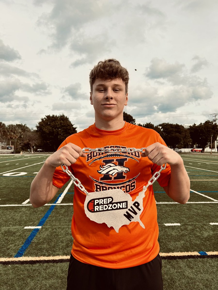 Blessed to be named D-line MVP at the prep redzone showcase