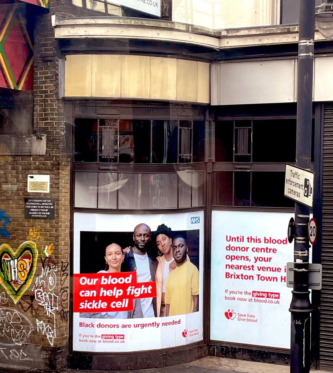 Great to see this advert for blood donation with #sicklecell at the forefront. Looking forward to seeing this new blood donor centre opening in the heart of Brixton @NHSBT