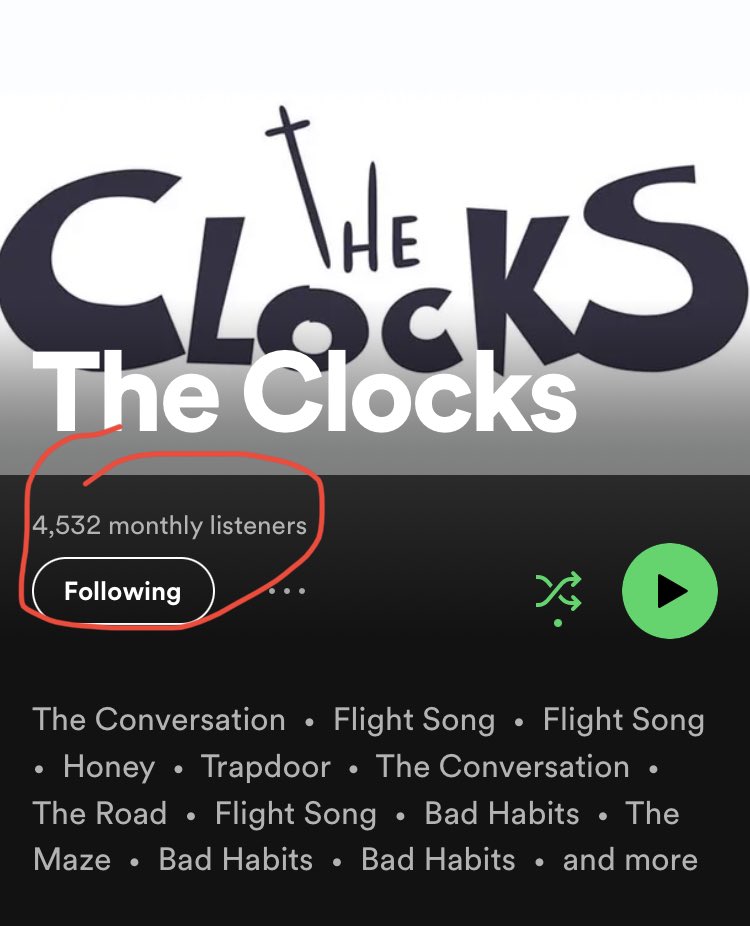 This is insane! Thank you to everyone that has streamed Road to Ascension tracks like Trapdoor and The Maze have found their way on to some banging playlists. Love to all of you ✌🏻🫶🏻🎸

open.spotify.com/album/7vxGdoql…