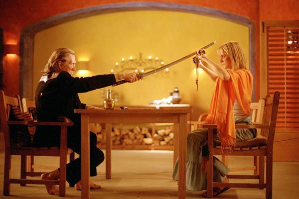 makemyday70s's tweet photo. Enorme plaisir de revoir #KillBill2, 20 ans après sa sortie.
On oublie la performance totalement folle d’Uma Thurman dans ce mélange des genres parfaitement huilé et jouissif.
Un retour vers le passé violent et cartoonesque. https://t.co/c5DXqpJdut