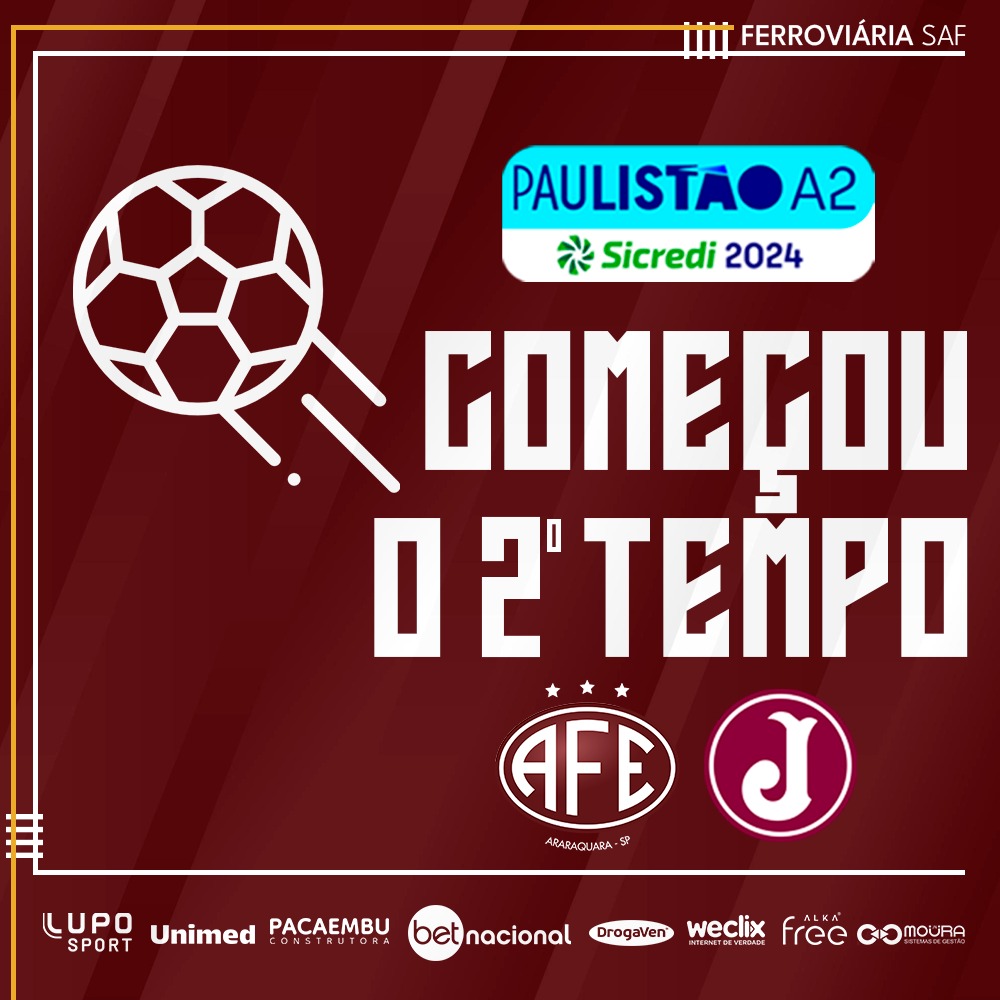 afeoficial's tweet photo. 📷0' 2T - Vamos para o segundo tempo!
A Ferroviária vai vencendo o Juventus por 1 a 0, com gol marcado por Batista.
AFE 1-0 JUV
📷 https://t.co/izGCwz2ejO
#PaulistãoA2 #VamosFerroviária #AFExJUV https://t.co/cxbU7FfyTU