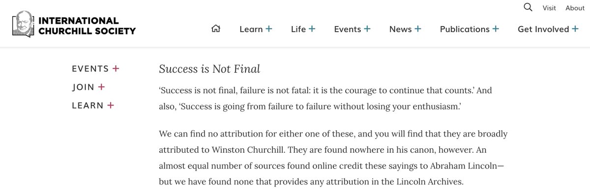 According to the International Churchill Society, Sir Winston Churchill never ever said the words Ron DeSantis attributes to him in this speech announcing the end of his presidential campaign.