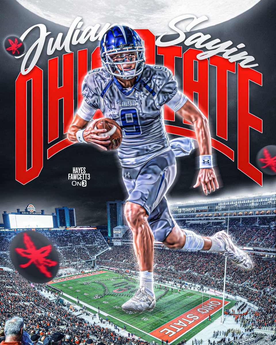 BREAKING: Former Alabama QB Julian Sayin has Committed to Ohio State, @on3sports has learned The 6’1 195 QB is ranked as the No. 1 QB in the Class of 2024 & in the Transfer Portal The Buckeyes now have 2 Top 5 QBs in their 2024 Class 👀 on3.com/news/former-al…