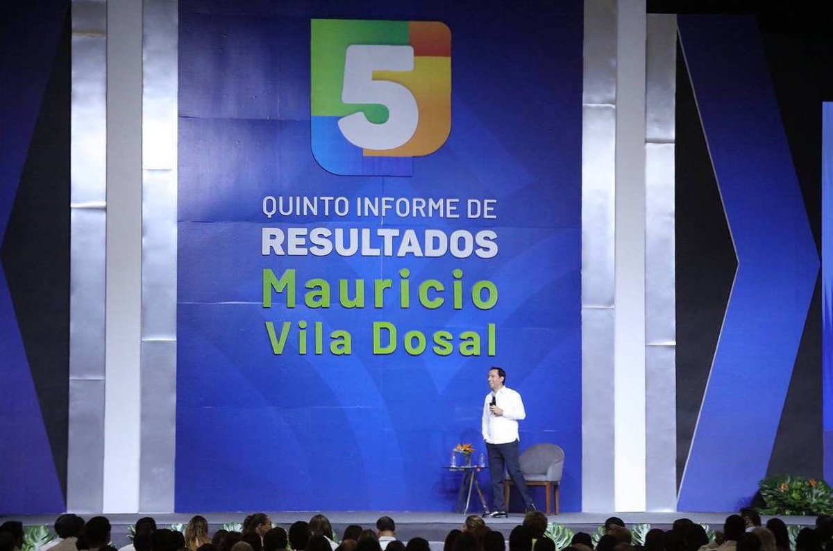 Hoy rendí ante las y los yucatecos mi Quinto Informe de Resultados. Juntos hemos escrito una historia de cambio y transformación trabajando con todos y para todos, sentando las bases de un futuro de crecimiento y desarrollo para las familias yucatecas, sin dejar a nadie atrás.