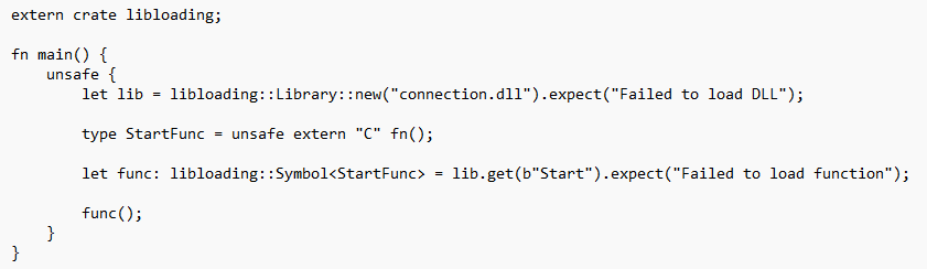 Need a quick way to load a dll and call a function for testing? Rust is pretty nice and easy. #OffensiveRust