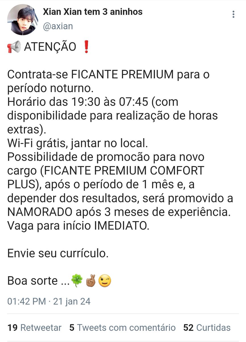 Patriarcawuxian's tweet image. Uma #wangxian "currículo do amor" social midia au bem curtinha e bobinha onde: