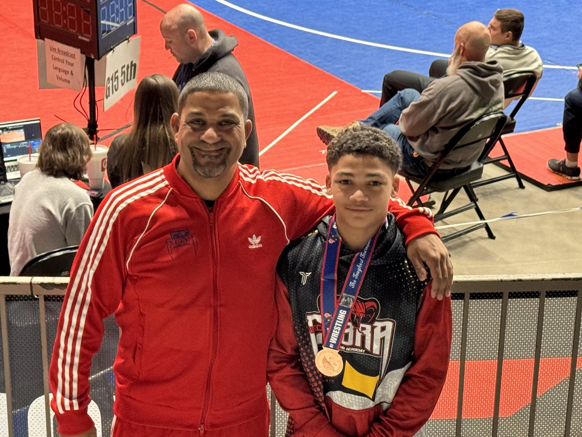 Congratulations to Jeremiah Hayes on his fifth Place performance at 110 pounds 12 and under at the Tulsa Nationals!