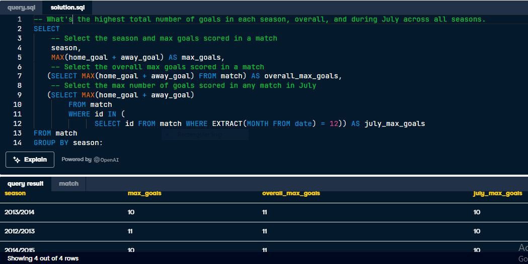 thaguymaxx's tweet image. i also wrote some nested subqueries to solve a few problems.

#mysqljourney
#postgresql #sql #datafam #datascience