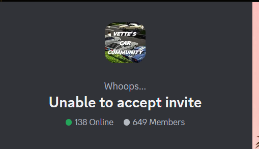 jryahh's tweet photo. @discord why cant i accept any server invites?? https://t.co/91trMd7LVR
