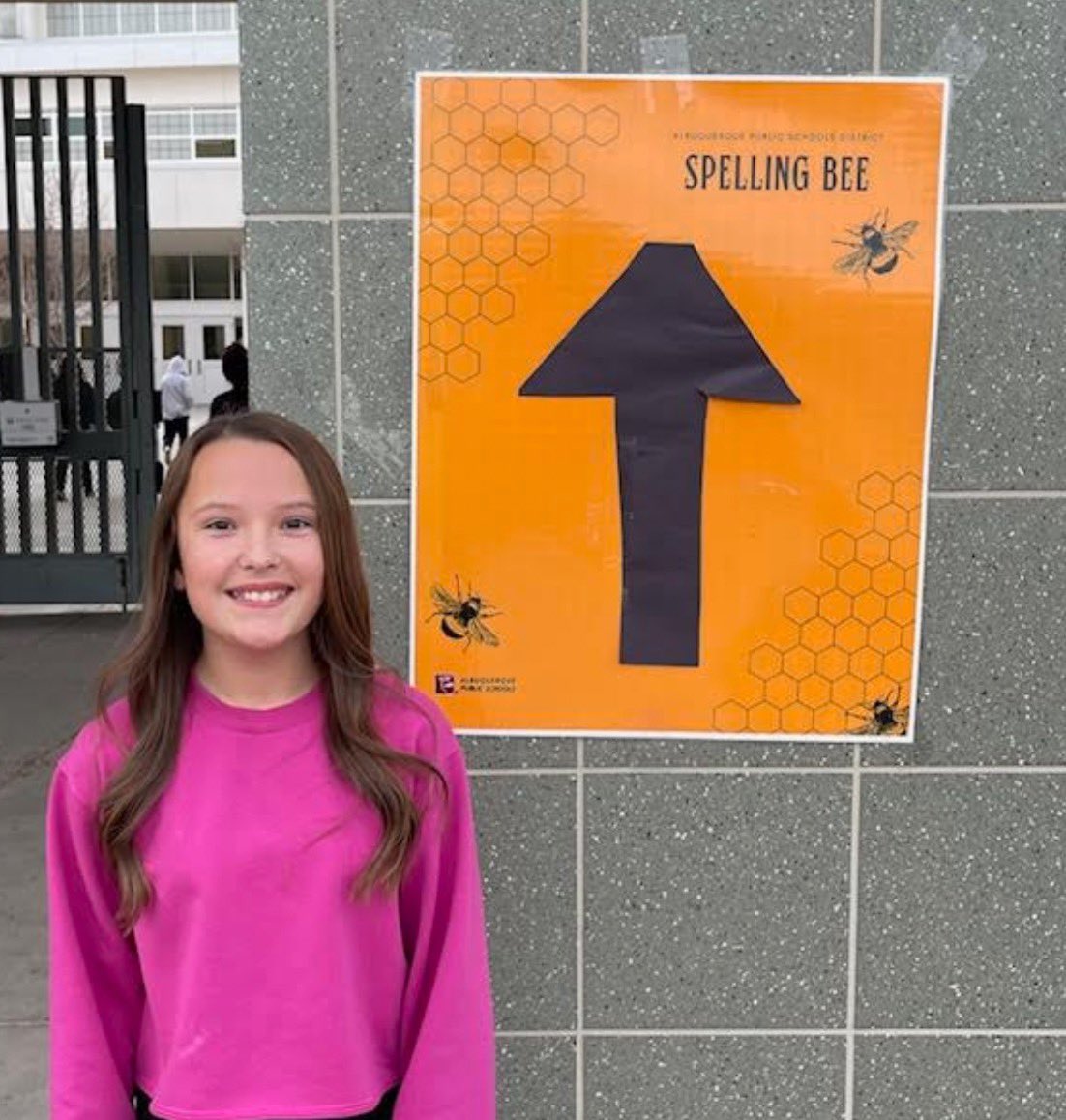 Congratulations Sydney! 🎉 Sydney placed in the top ten in the APS district Spelling Bee! She will be participating in the NM State Spelling Bee! 🐝 We are beyond proud!! 🐏 #OneGOK <a href="/ABQschools/">Albuquerque Public Schools</a>