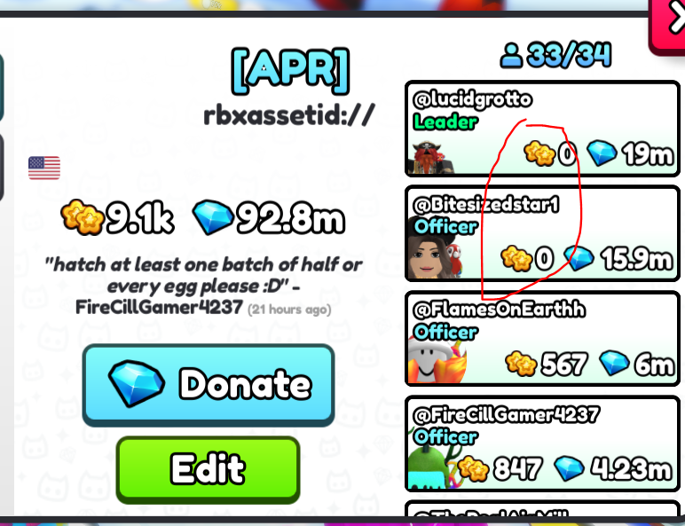 Last night, my wife and I had over 1k clan stars and my clan almost had 20k in total. I get back on and we have way less stars and my wife and I have zero stars?? We spent all last night getting the index stars...Anyone know whats going on?

#ps99 #petsim99 #petsimulator99
