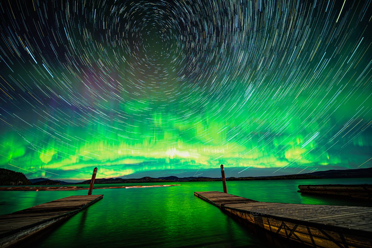 'Northern Startrails'
20230902T0612-0642Z Granisle British Columbia