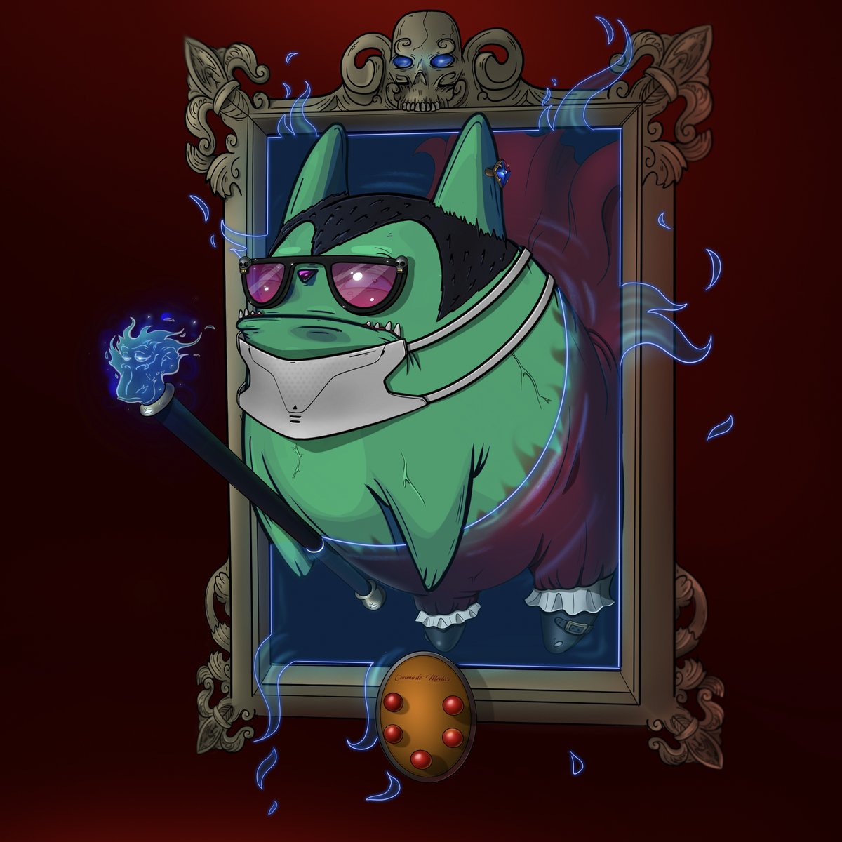 After 2 years in the space I finally managed to acquire a 1/1 of a generative collection.

Enter Cozimo Medici

I rarely hold stuff and only flip , but I fell inlove with the <a href="/belzebufriends/">Belzebu'</a> collection by <a href="/MrUramaki/">Mr. Uramaki</a> (saying it if it isn't obvious from my feed) so I made it my