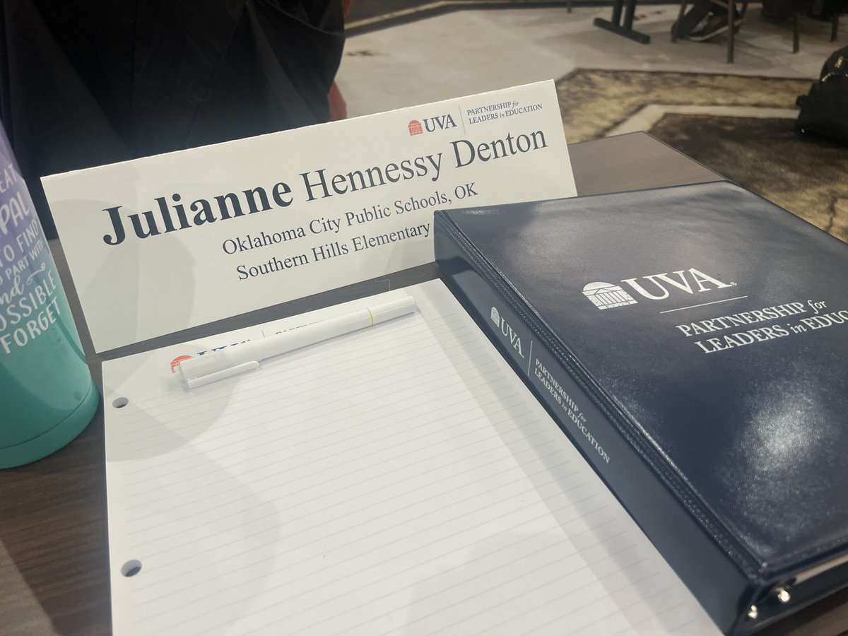 Dr. Julianne H. Denton (@juliannedenton) on Twitter photo Honored to be a part of Cohort 20 with <a href="/UVA_PLE/">UVA Partnership for Leaders in Education</a> / <a href="/DardenMBA/">Darden School at UVA</a>! But even more honored that I got to bring my Southern Hills team members to learn with me last week in OKC!
We heard from the incredible <a href="/paul_bambrick/">P. Bambrick-Santoyo</a> with <a href="/uncommonschools/">Uncommon Schools</a>, & dug deep into our 90 day action plans! Honored to be a part of Cohort 20 with <a href="/UVA_PLE/">UVA Partnership for Leaders in Education</a> / <a href="/DardenMBA/">Darden School at UVA</a>! But even more honored that I got to bring my Southern Hills team members to learn with me last week in OKC!
We heard from the incredible <a href="/paul_bambrick/">P. Bambrick-Santoyo</a> with <a href="/uncommonschools/">Uncommon Schools</a>, & dug deep into our 90 day action plans!