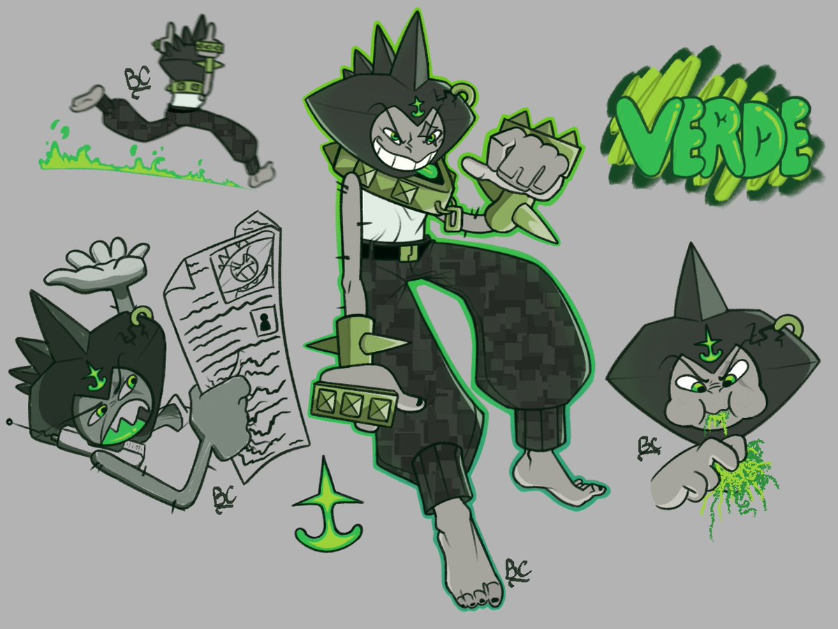 Made an Urchin-sona based off of @FireFreshly’s Punk! Verde is a soldier who never made it past boot camp. He loves spicy seaweed snacks and has the power of super-speed, leaving a trail of green flame behind him