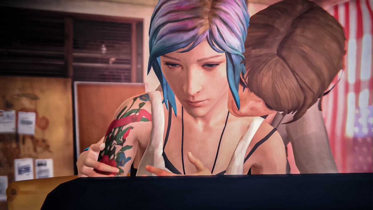 totallytrapped's tweet photo. @dinasrealwife literally!! the remaster is scary sometimes, she looked so calm in the original 😭 https://t.co/hVlFOwOytW