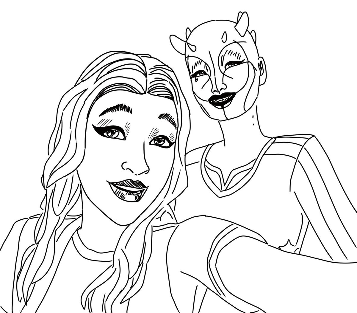 ClaireVGray's tweet photo. Throwback to old sims art https://t.co/1asWwgD9Vc