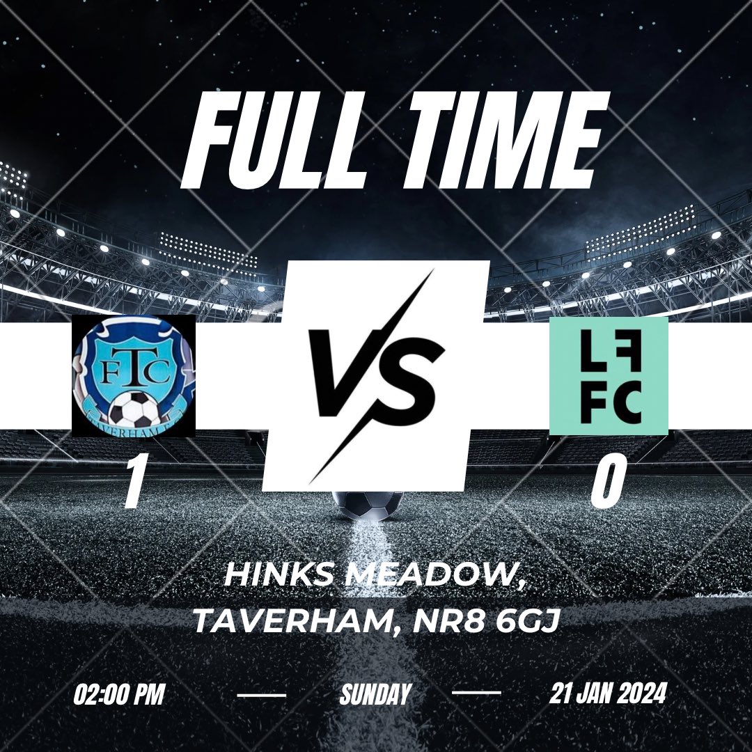 Taverham Ladies FC (@fctaverham) on Twitter photo Another competitive match against <a href="/LeftFieldFC1/">LeftFieldFC</a>. Both teams battled hard but we came away with all three points. 💪🏻
🗣️ Shout out to POTM for a second week in a row <a href="/MrsPerkinsSPA/">Lauren Perkins</a> whose performance was vital in securing all three points.
Goals:
<a href="/kierab270527/">kiera b</a> ⚽️ Another competitive match against <a href="/LeftFieldFC1/">LeftFieldFC</a>. Both teams battled hard but we came away with all three points. 💪🏻
🗣️ Shout out to POTM for a second week in a row <a href="/MrsPerkinsSPA/">Lauren Perkins</a> whose performance was vital in securing all three points.
Goals:
<a href="/kierab270527/">kiera b</a> ⚽️