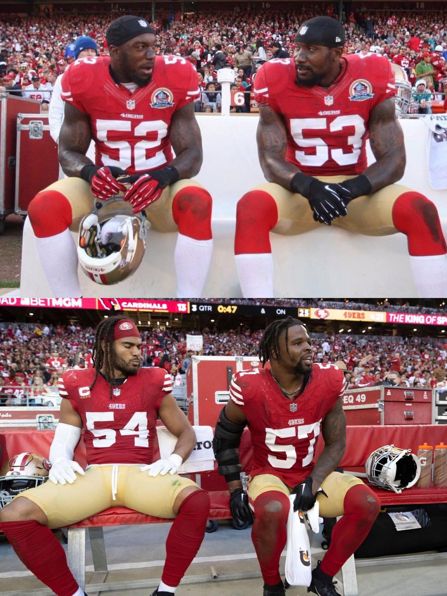 Going from Patrick Willis and NaVorro Bowman to Fred Warner and Dre Greenlaw has truly been a blessing 

#49ers || #FTTB