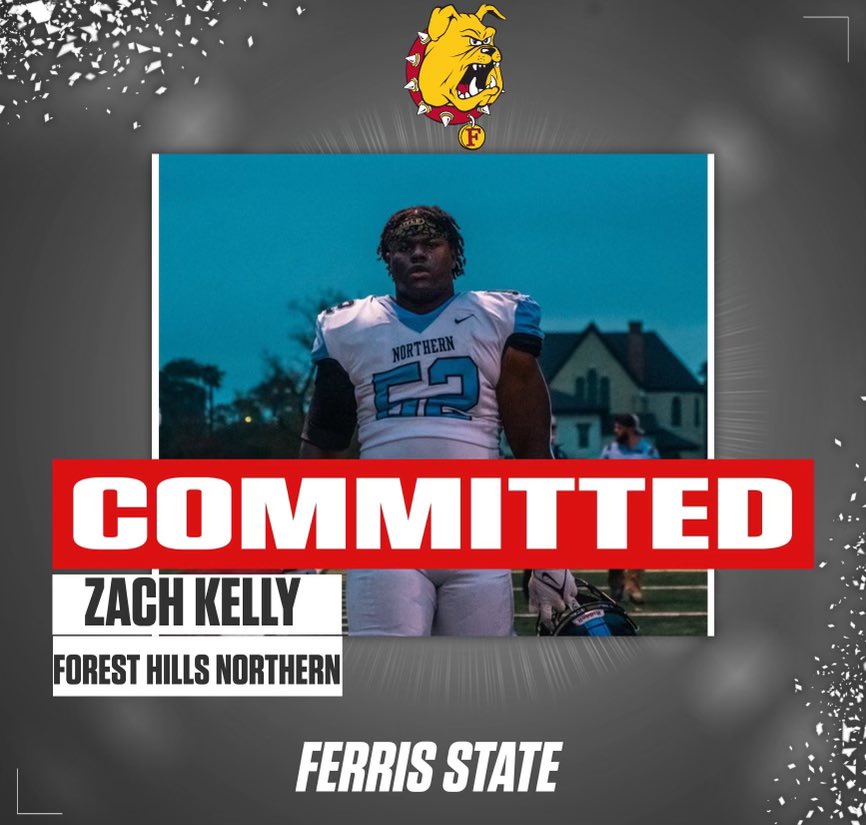 Zachary Kelly (@zacharykelly52) on Twitter photo After an amazing official visit, I would like to announce my commitment to Ferris state University. GO DAWGS!! 🔴🟡<a href="/CoachAnnese/">Coach Annese</a> <a href="/steveannese/">Steve Annese</a> <a href="/CoachShreve/">Tyler Shreve</a> @45Kings_Smith After an amazing official visit, I would like to announce my commitment to Ferris state University. GO DAWGS!! 🔴🟡<a href="/CoachAnnese/">Coach Annese</a> <a href="/steveannese/">Steve Annese</a> <a href="/CoachShreve/">Tyler Shreve</a> @45Kings_Smith