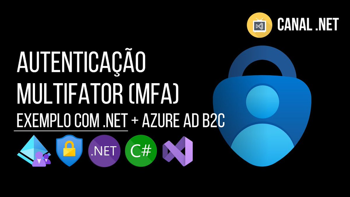 Novo vídeo no Canal .NET -> Autenticação Multifator (MFA) em .NET: um exemplo simples e rápido com Azure AD B2C -- Link: youtu.be/9R-vP1I1ufY

C/ @waltercoan @diegoonazure

#mfa #azureadb2c #dotnet #csharp #dotnet8 #azure #microsoft #microsoftazure #multifactorauthentication