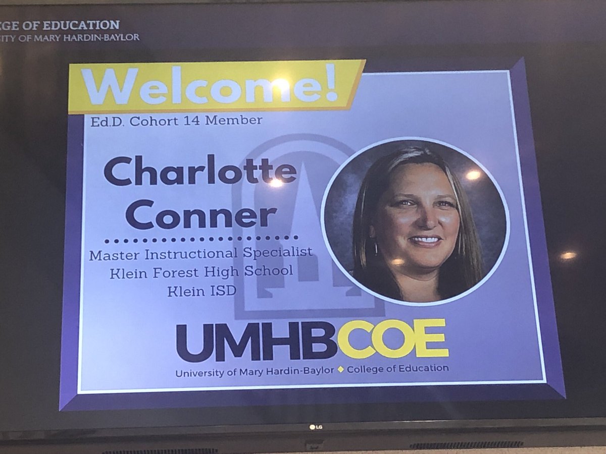 RigsbyConner's tweet image. Watch “UMHB Graduate School - Doctor of Education” on #Vimeo vimeo.com/219584025?ref=… Ask #cohort14 @UMHB_COE all about the program! #drconnerloading #classof2024