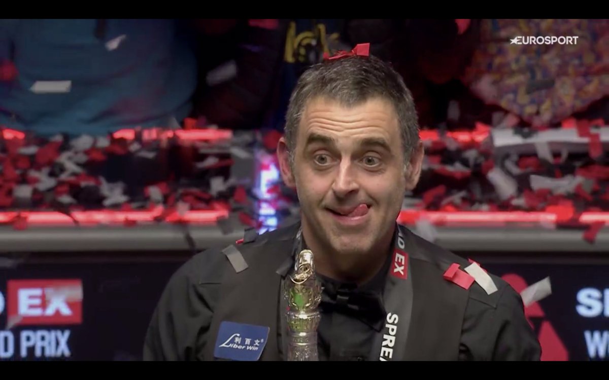 Ronald Antonio O'Sullivan ;)

#Snooker #LaCasaDelSnooker #EurosportSnooker #Taom