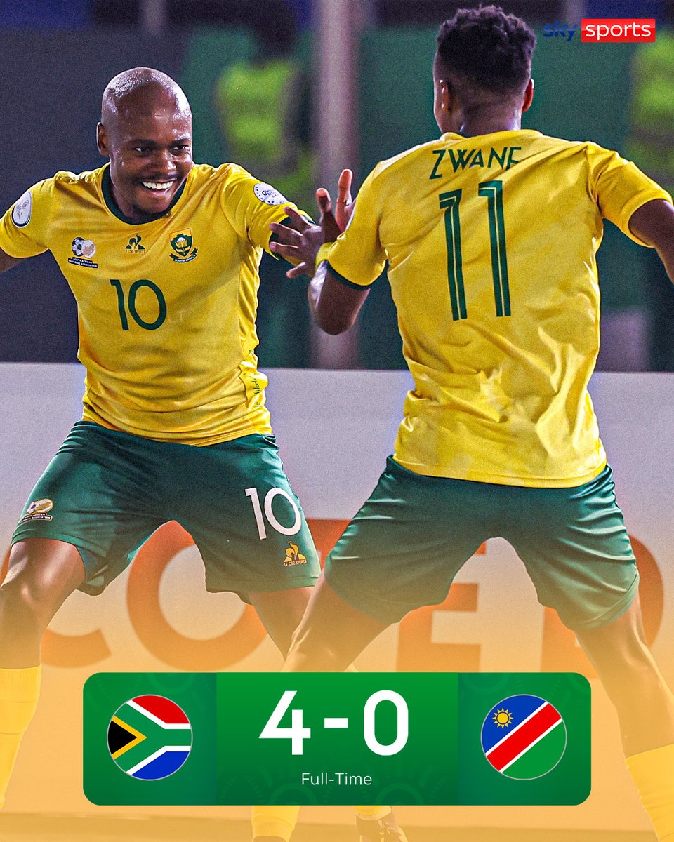 Full-Time: FOUR for South Africa! 🇿🇦