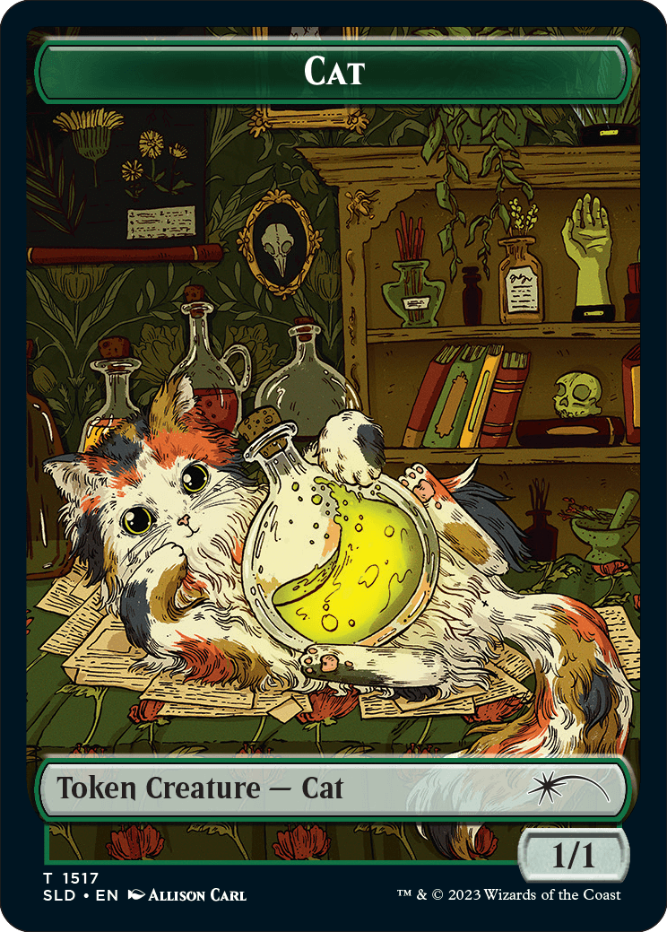 MTG Raining Cats and Dogs 未開封　1箱　SLC My double-sided cat/dog token card was announced for MtG Secret
