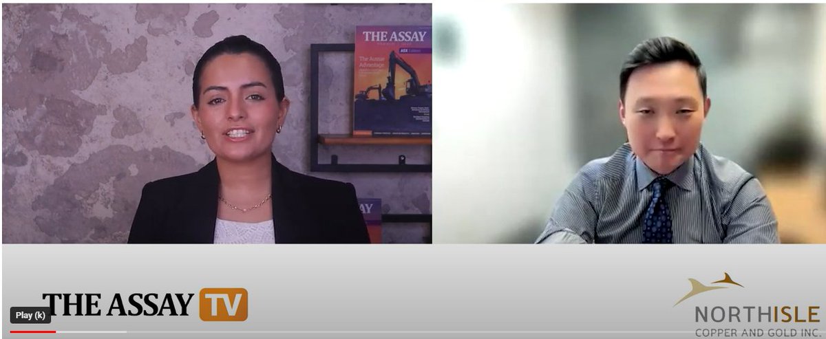 🌟 Assay TV's Sara Vega talks with Sam Lee of NorthIsle Copper & Gold about West Goodspeed discovery, high-grade Northwest Expo, strong community support, and Franklin Templeton's investment. Exciting 2024! Watch: tinyurl.com/2jhyayck #MiningInnovation #Investment 🚀💎🌍
