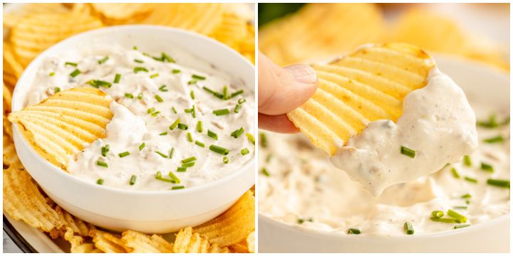 kyleecooks's tweet photo. Rich and creamy, this homemade French Onion Dip recipe will be your go-to for gatherings! Super easy to make, with real ingredients, you'll love it!  #homemadedip #snackideas #appetizer #frenchonion #kyleecooks https://t.co/1EDWvN1jcW https://t.co/z2v1gPWNQ5