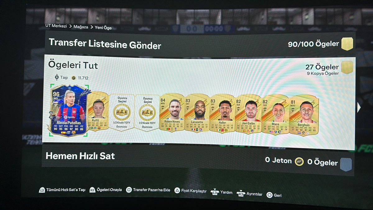 ShpFutCoin's tweet photo. Satılabilirrrrr 😍 @ArsevenEge @onurtugrul @sinasi301 @DoktorFUT @FutKoc @emreriv9 @JrokezFTW @Castro1021 @bateson87 #toty #TOTYFC24 #totypacks #fc24 https://t.co/F61vTuQyPr